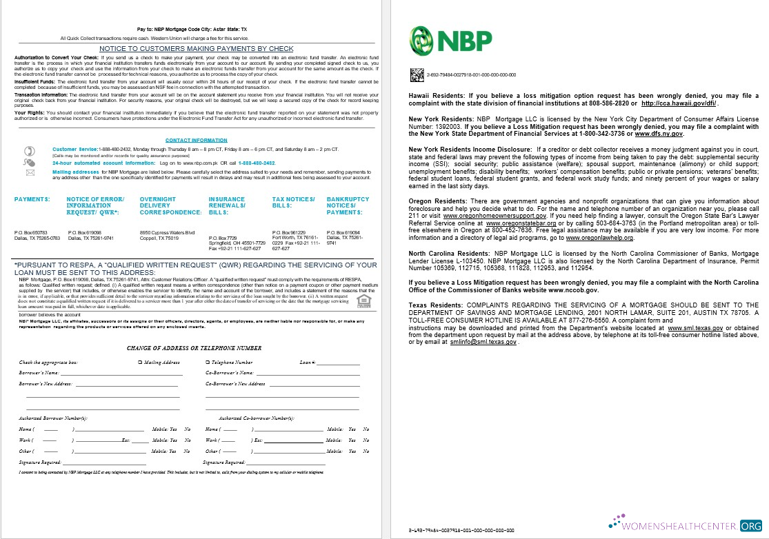 Download Pakistan NBP mortgage loan statement in Word and PDF formats , 8 pages 3 4 Photoshop template